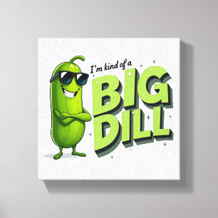 Lienzo Dill Pickles Lovers Gift - Divertidos diseños de P