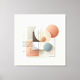 Lienzo Dimensional Circle Flow