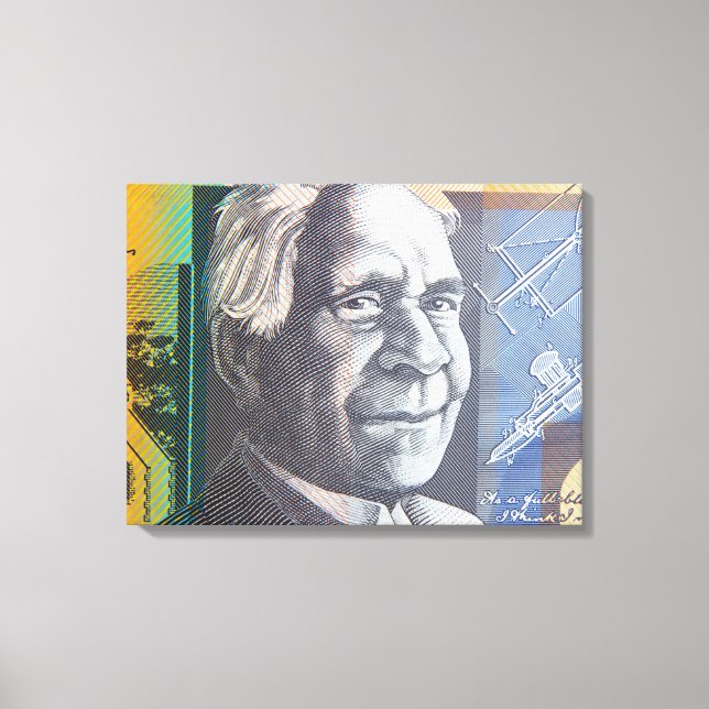 Lienzo Dinero australiano (Anverso)