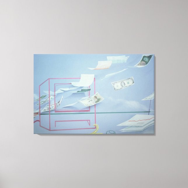 Lienzo Dinero ejecutivo I (Anverso)