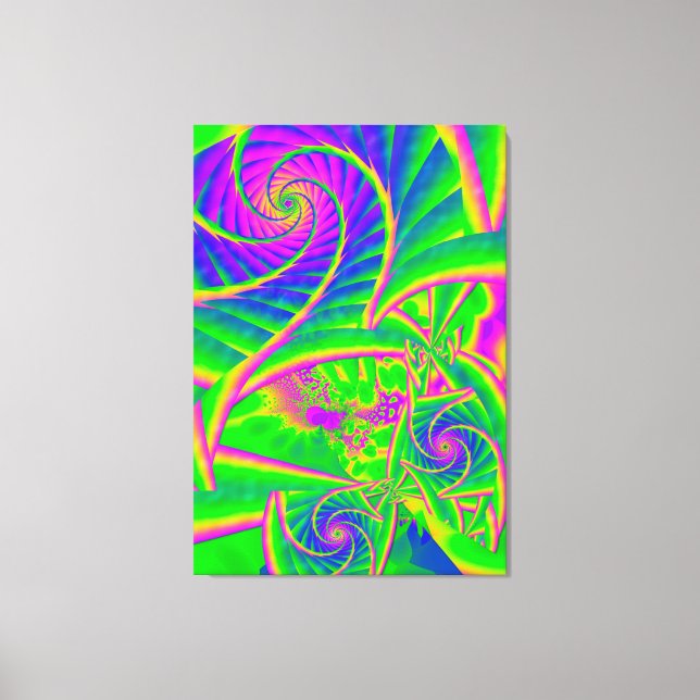 Lienzo Dingleberries Vidrio Fundido Psicodélico (Anverso)