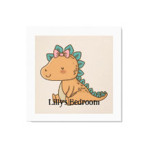 Dinosaurio Adorable Niña - Diseño Cuaderno Dino