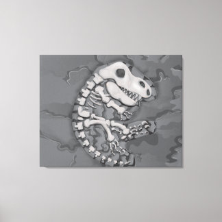 Lienzo Dinosaurio Fossil