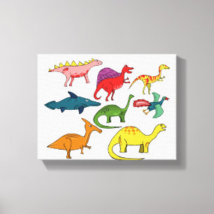 Lienzo Dinosaurio-  Zazzle_Growshop.