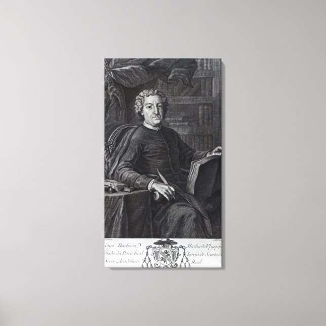 Lienzo Diogo Barbosa Machado (Anverso)