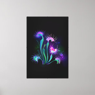 Lienzo Dionea atrapamoscas luminosa