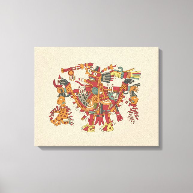 Lienzo dios azteca (Anverso)