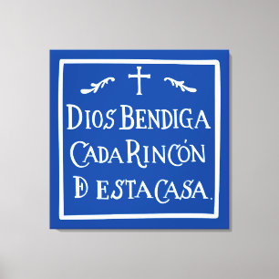 Lienzo Dios bendiga cada rincón
