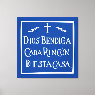 Lienzo Dios bendiga cada rincón