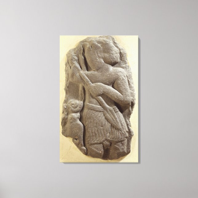 Lienzo dios de la tormenta moabita, antigua tierra chiíta (Anverso)