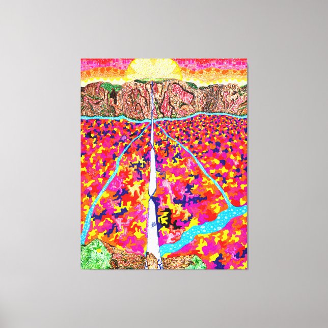 Lienzo Dios está en los detalles #10 (Anverso)