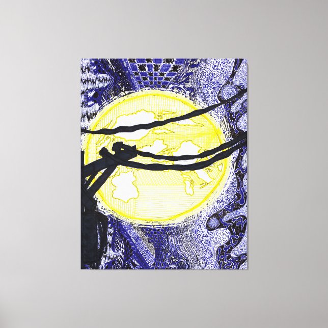 Lienzo Dios está en los detalles #13 (Anverso)