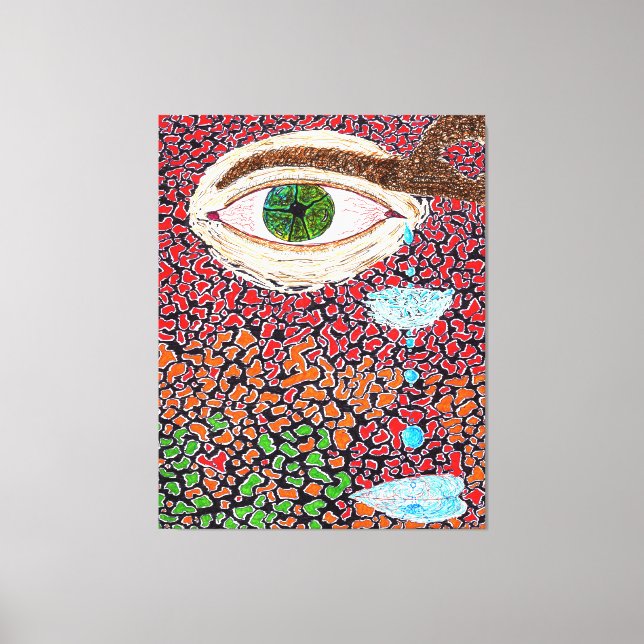 Lienzo Dios está en los detalles #15 (Anverso)