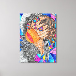 Lienzo Dios está en los detalles #19