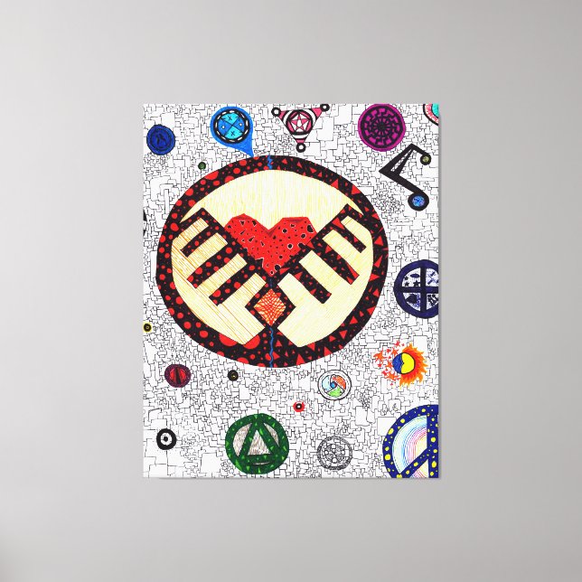 Lienzo Dios está en los detalles #2 (Anverso)