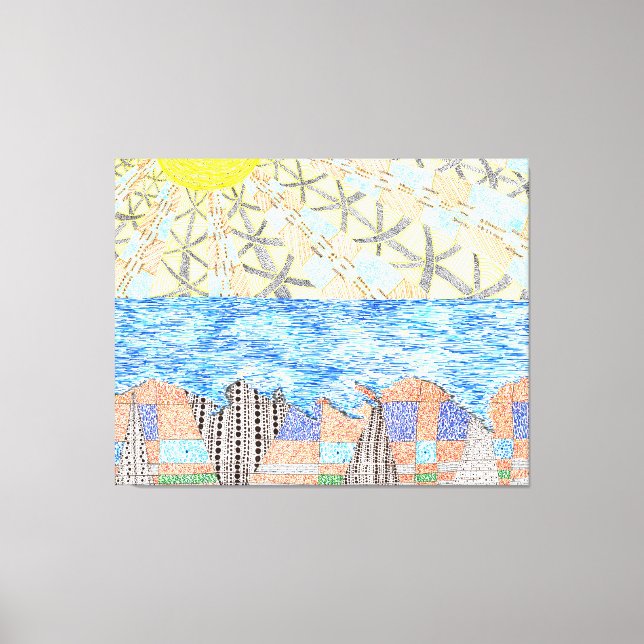 Lienzo Dios está en los detalles #4 (Anverso)