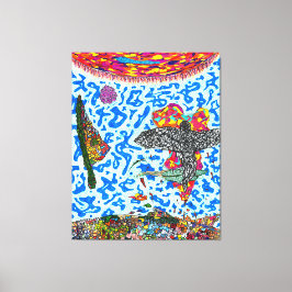 Lienzo Dios está en los detalles #9