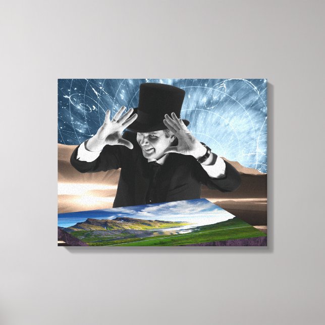 Lienzo Dios juega (Anverso)