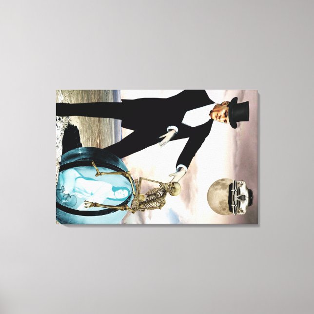 Lienzo Dios juega 1 (Anverso)