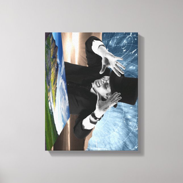 Lienzo Dios juega 2 (Anverso)