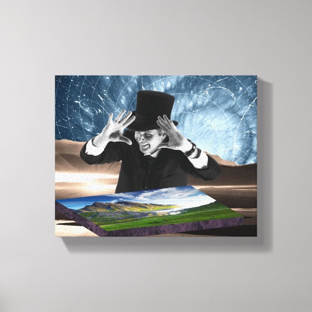 Lienzo Dios juega 2 (Anverso)