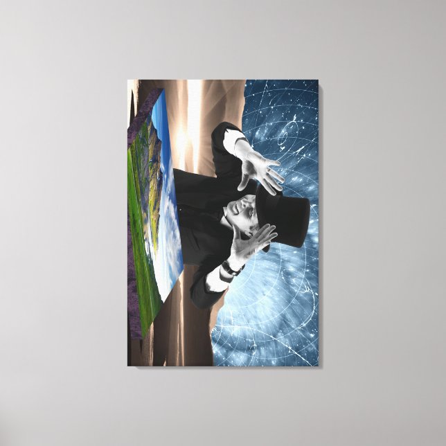 Lienzo Dios juega 2 (Anverso)