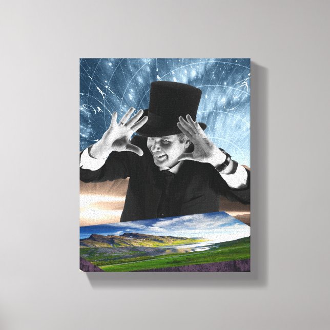 Lienzo Dios juega 2 (Anverso)