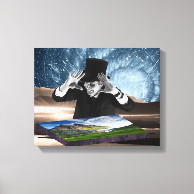 Lienzo Dios juega 2 (Anverso)