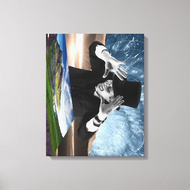 Lienzo Dios juega 2 (Anverso)