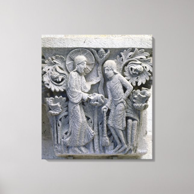 Lienzo Dios le dice a Adam que trabaje la tierra (Anverso)