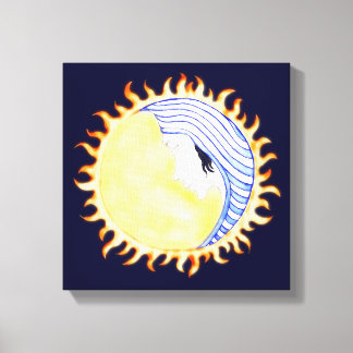 Lienzo Diosa de la Luna