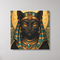 Diosa gata egipcia dorada | Bastet Divine