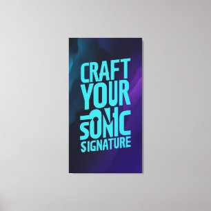 Lienzo Diseñar su firma sónica