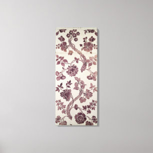 Lienzo Diseñe para un damasco de seda, 1752 (lápiz y w/