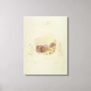 Lienzo Diseñe para un ilustracion para chaval de Walter