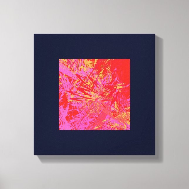 Lienzo Diseño abstracto contemporáneo  (Anverso)