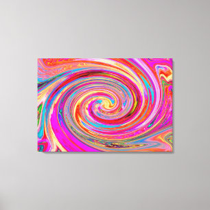 Lienzo Diseño abstracto de barrido arco iris colorido