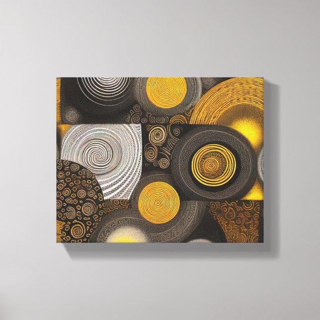 Lienzo Diseño abstracto de Eva 2 (Anverso)