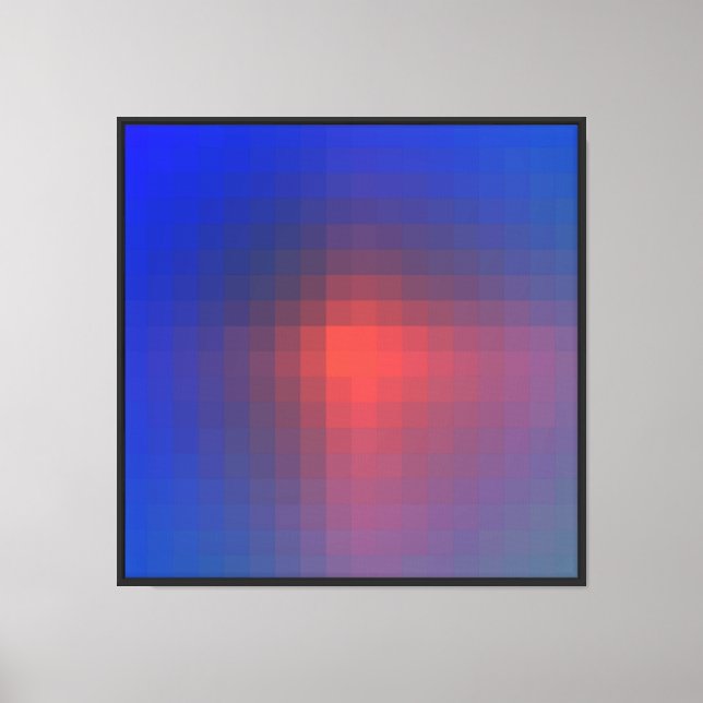 Lienzo Diseño abstracto moderno (Anverso)