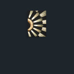 Lienzo Diseño Art Deco Negro y Gold Elegante<br><div class="desc">Espero que disfrutes de esta gran impresión de lona con este elegante diseño Art Deco en negro y oro. ¡Disfruta! https://www.zazzle.com/store/artzdizigns</div>