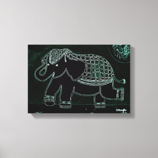 Lienzo Diseño artístico "Baby Elephant"