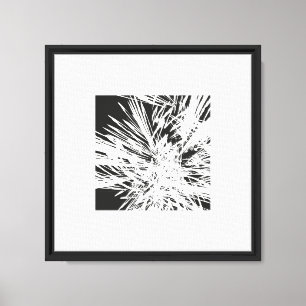 Lienzo Diseño artístico en blanco y negro