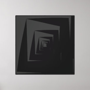 Lienzo Diseño Artístico Negro y Gris