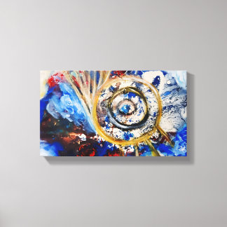 Lienzo Diseño Azul
