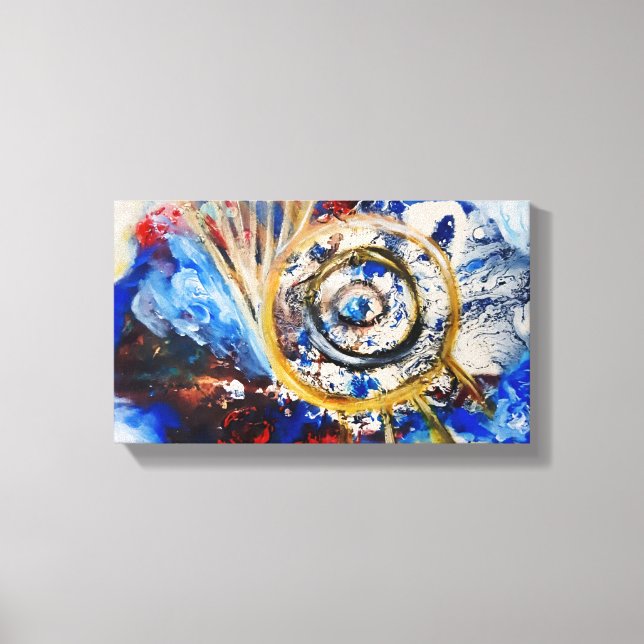 Lienzo Diseño Azul (Anverso)