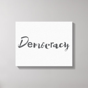 Lienzo Diseño creativo, fresco, moderno y lúdico Democrac