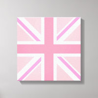 Diseño cuadrado de banderas rosadas/naves