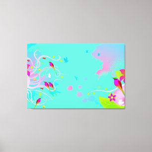 Lienzo Diseño de aves Art Wall Canvas
