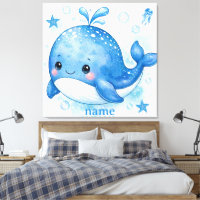 diseño de ballena kawaii lindo