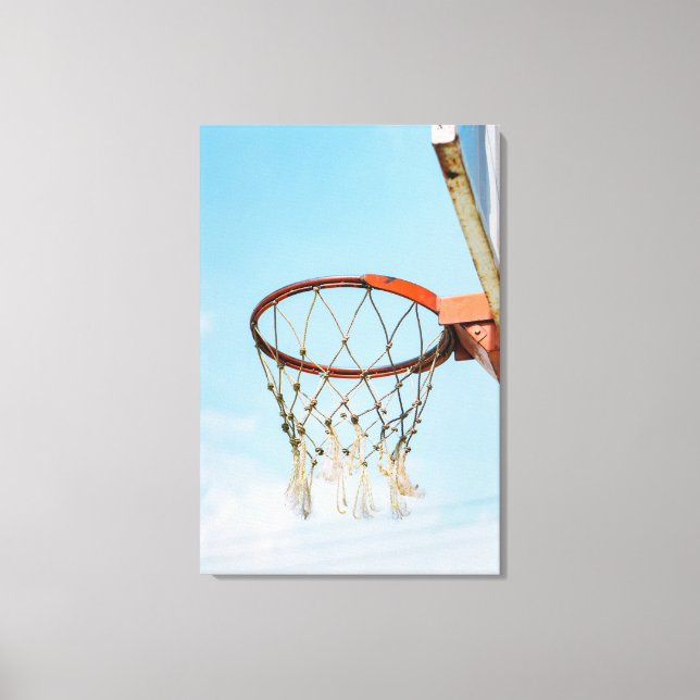 Lienzo Diseño de baloncesto (Anverso)